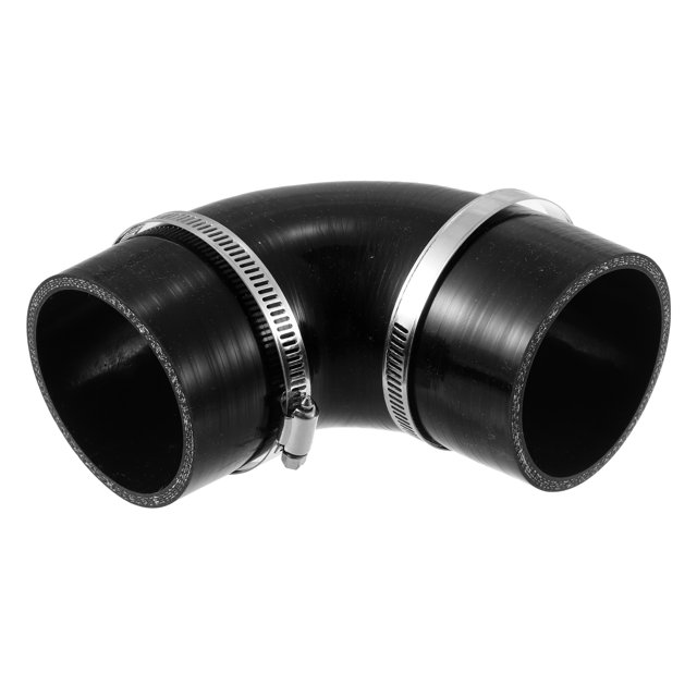 Manguera Acoplador Tubo Silicona 70mm 2.75 ID 90 Grados Negro