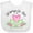 AA-White, variant on Inktastic Grampy's Girl Heart Flowers Girls Baby Bib