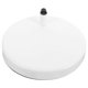 thumbnail image 2 of Round Lamp Base Iron White for DIY Table Lamp Base Without Shade Compact Portability, 2 of 5
