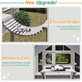 thumbnail image 3 of Gowoodhut Extra Large Catio Outdoor Cat Enclosure Waterproof, Walk-in Outdoor Pet House for Multiple Cats, Catio Cat Run Cage with Bridges, Weatherproof Full Cover, 8 Platforms, 2 Resting Box, 3 of 8
