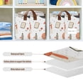 thumbnail image 4 of Yayeee Foldable Storage Basket for Shelves with Handles Waterproof Cloth Bins, White Halloween Ghosts, 4 of 7