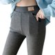 thumbnail image 2 of Forro Polar Para Mujer, Mallas Gruesas Elásticas De Cintura Alta Con Bolsillos, Pantalones De Yoga Cálidos Térmicos Para Invierno, Pantalones Para Senderismo Y Correr Vogacara HA046943-03, 2 of 6