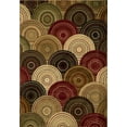 thumbnail image 1 of United Weavers Studio Area Rug 710 01675 Mandala Multi Curves Rings 1' 11" x 7' 2" Rectangle, 1 of 2