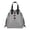 Z16-Grey, variant on Button Drawstring Lunch Tote Bag Primary School Middle Elementary Lightweight Water Resistant Portable Handheld Food Storage Bag