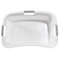 thumbnail image 5 of Home Logic 1.5-Bu Front Load Plastic Laundry Basket, White (Set of 4), 5 of 6