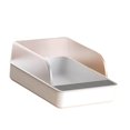 thumbnail image 4 of Maoww Cat Litter Box Kitty Litter Pan High Sided Rim Deep Toilet for Small Cats, 4 of 9