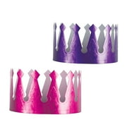 Beistle Embossed Foil Crown Pink/Purple 66053