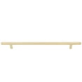 thumbnail image 2 of Bar Cabinet Pull, 256 Millimeters, 336mm Overall Length, Satin Brass by Stone Harbor Hardware, 2 of 3