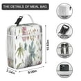 thumbnail image 2 of Reusable Floral Insulated Cooler Tote – Lightweight Thermal Meal Bag for Busy Lifestyles, 2 of 5
