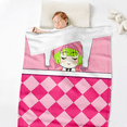 thumbnail image 4 of Demon Slayer Blanket Q Version Kanroji Mitsuri Travel Blanket Colorful Super Soft Cute Pattern Good Gift For Girls Boys for Bed Couch Sofa ,4 Size, 4 of 6
