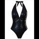 thumbnail image 1 of Body de una Pieza para Mujer con Estampado de Piel de Serpiente, Ideal para Festivales, Bailes y Fiestas. Negro L, 1 of 9