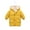 Yellow, variant on Esaierr 2-10Y Toddler Kids Winter Down Coat Mid Long Overcoat for Baby Boys Girls Lightweight Down Jacket Outerwear Jackets with Hooded Pocket Long-Sleeved Down Jacket Thickened Windbreaker
