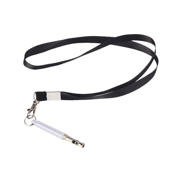 Silbato para perros para evitar los ladridos. Herramienta de adiestramiento ajustable. Control silencioso para perros. 1 cordón con paquete de 1 unidad de silbato para mascotas
