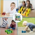 thumbnail image 6 of LELINTA 4Pack Toddler Push and Go Cars - Early Educational Friction Powered Truck Car Toys Set, Powered Pull Back Toys Vehicle Toys for Children Boys Girls Kids Gift, 6 of 7