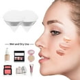 thumbnail image 3 of 2Pcs Powder Puff Triangle Makeup Puff Soft Cosmetic Sponge Reusable Makeup Powder Sponges with Strap for Loose Powder Foundation Eyes Corners Wet Dry Makeup (White), 3 of 5