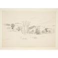 thumbnail image 3 of Truman Seymour 14x11 Black Modern Framed Museum Art Print Titled - Landscape Near&nbsp;Williamstown (1865), 3 of 5
