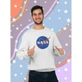 thumbnail image 2 of NASA Nasa  Minimalist Sweatshirt Men -NASA Designs, Male 4X-Large, 2 of 4