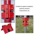 thumbnail image 5 of Angle Gauge Spirit Level Fence Post Pipe Magnetic Inclinometer Adjustable With Strap Horizontal Vertical Magnetic Gauge, 5 of 5