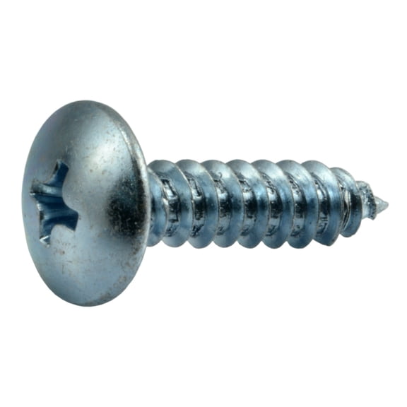 #10 x 3/4" Zinc Plated Steel Phillips Truss Head Sheet Metal Screws (35 pcs.)