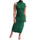 thumbnail image 1 of VISgogo Vestido sin mangas para mujer con cuello alto, correas laterales ajustables sólidas, ropa de verano flaca VISgogo moda, 1 of 9