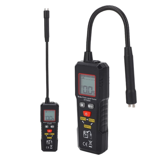 Detector de Líquido de Frenos, Función de Flash de Alta Precisión Probador de Contenido de Agua de Fluido de Frenos para Taller de reparación para dot3 dot4 dot5.1