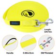 thumbnail image 5 of Vivifying Waterproof PVC Dog Leash, 32FT Durable PVC Long Training Lead with Padded Handle for Medium Large Dogs Training, Swimming, Hiking, Beach and Yard (Yellow), 5 of 10