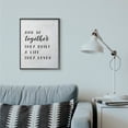 thumbnail image 2 of Stupell Industries Together Home Family Inspirational Word On Wood Texture Design Framed Giclee Texturized Art by Lettered and Lined, 2 of 8