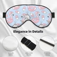 thumbnail image 4 of Naloa Summer Cute Unicorns Print Sleep Mask for Sleeper, Light Blocking Sleeping Eye Mask for Women Men, Eye Shade with Adjustable Strap for Travel, Nap,Meditation, 4 of 7