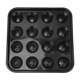 thumbnail image 3 of Bandeja De Almacenamiento De Bolas De Billar, 16 Bolas Bandeja De Bolas De Billar Duradera, Color Negro Práctico Fácil De Usar Para Suministros De Juegos De Interior Equipo De Cergrey Billiard Supply, 3 of 8