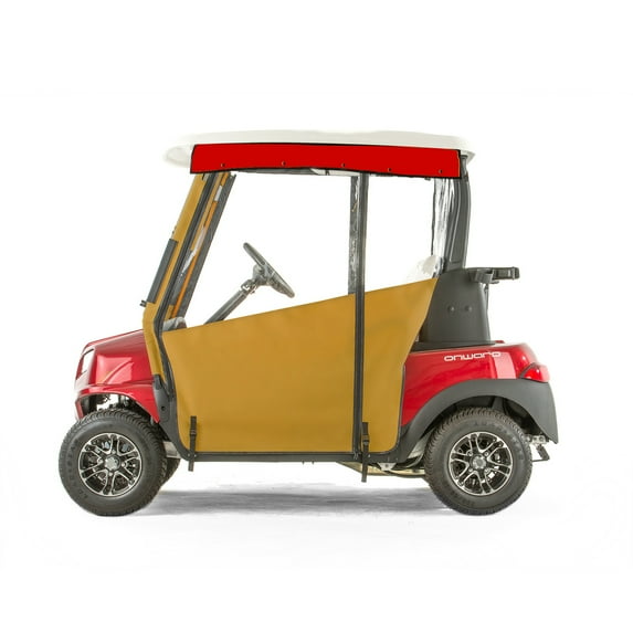 Club Car Onward Golf Cart PRO-TOURING Sunbrella Track Enclosure - Wheat