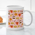 thumbnail image 5 of CafePress - Love Pumpkin Spice Pink Mugs - 11 oz Ceramic Mug - Novelty Coffee Tea Cup, 5 of 6