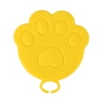 thumbnail image 2 of UNLLLL 3 in 1 Food Grade Silicone Pet Can Lid, Cat Paw Shaped Can Lid, Airtight Seal Cover for Wet Food Freshness, for Cats and Dogs Snack Sealing (Yellow), 2 of 7