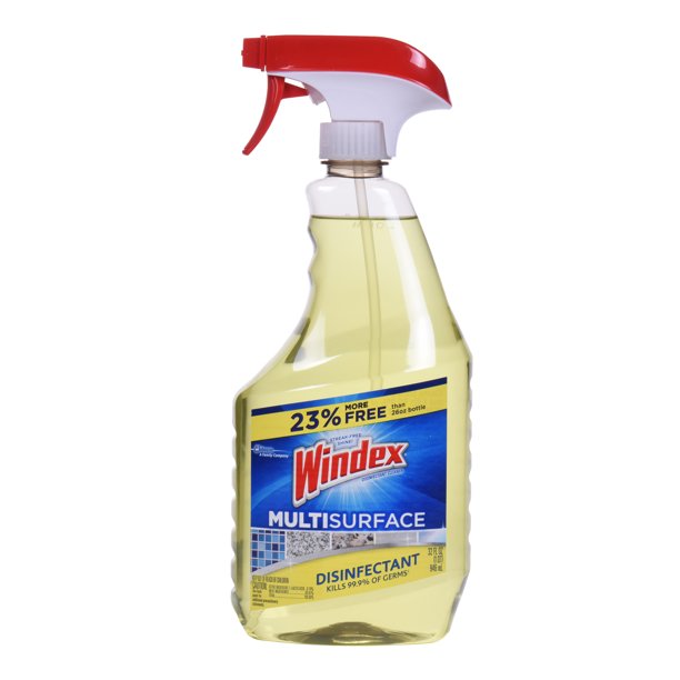 Windex Disinfectant All Purpose Cleaner MultiSurface 32oz Walmart