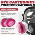 thumbnail image 3 of Gerson NIOSH G78 Multi-Gas P100 Combination Cartridge Pair, 3 of 6