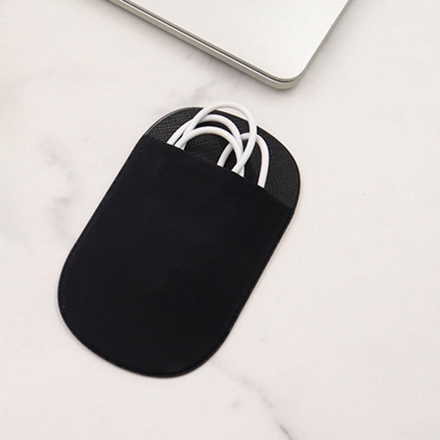 Estuche de transporte para soporte de disco duro externo para computadora portátil, protector autoadhesivo, estuche trasero suave y flexible para Negro Hugo Bolsa de almacenamiento trasera para computadora portátil