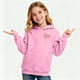 thumbnail image 5 of Cowsor Girls hoodies Bow Graphic Long Sleeve Hooded Sweatshirt Cute Pullover Tops, 5 of 6
