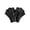 Black, variant on Webbed Swimming Gloves (1 Pair), Swimming Hand Paddles for Adult, Hand Flippers for Swimming, Silicone Swim Training Hand Fins Webbed Water Resistance Aid for Pool Training