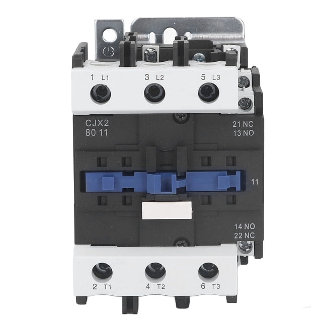 Contactor De CA, Carcasa De Plástico Para PC Contactor Eléctrico Trifásico De 36 V Contactos De aleación De Plata Buena Conductividad Para Aplicaciones De Energía