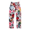 thumbnail image 2 of Richie House Girls' Pants Allover Patterned with Flowers RH1186, 2 of 7