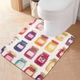 thumbnail image 2 of Yayeee Bath Rug for Bathroom Floor Non Slip Rectangle Fluffy Soft Absorbent Mat, 16"x24", Colorful Jam, 2 of 7
