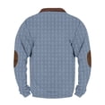 thumbnail image 4 of Blusas y camisas de manga larga con cuello redondo Sudadera con capucha de cuello redondo para hombre Jersey estampado Blusa de poliéster de manga larga para hombre, 4 of 4