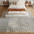 thumbnail image 2 of Nourison Cozy Modern 7'10" x 9'10" Ivory Black Scandinavian Indoor Rug, 2 of 9