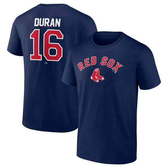 Men's Jarren Duran Navy Boston Red Sox Winning Streak Name & Number T-Shirt