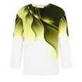 thumbnail image 4 of Camisas de Manga Larga para Hombres Imprimir Casual Cuello Redondo Blusa de Manga Corta, Camisas de Lino para Hombres, 4 of 4