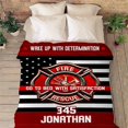 thumbnail image 4 of Custom Blanket, Custom Firefighter Gift, Firefighter Blanket, Gifts, Customized Firefighter Gift, Firefighter Wife, Firefighter Gift, Firefighter Gifts Blankets, 4 of 5