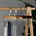 thumbnail image 2 of CCOCC 7Pcs Space Saving Hangers for Clothes,Wood Clothes Hangers,Dorm+Room+Essentials,Size7, 2 of 4