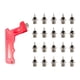 thumbnail image 1 of 20 piezas de clavos para zapatos de pista con llave para s cortas deportivas de competición Plata, 1 of 8