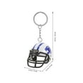 thumbnail image 2 of MOVTOTOP 1Set Football Themed Keychain Mini Helmet Shape Keychain Accessory for Casual Use, 2 of 7