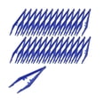 thumbnail image 1 of 50 pinzas de plástico, pinzas prácticas para manualidades, pinzas de plástico, herramienta para manualidades para niños, hogar, escuela, azul, 1 of 5