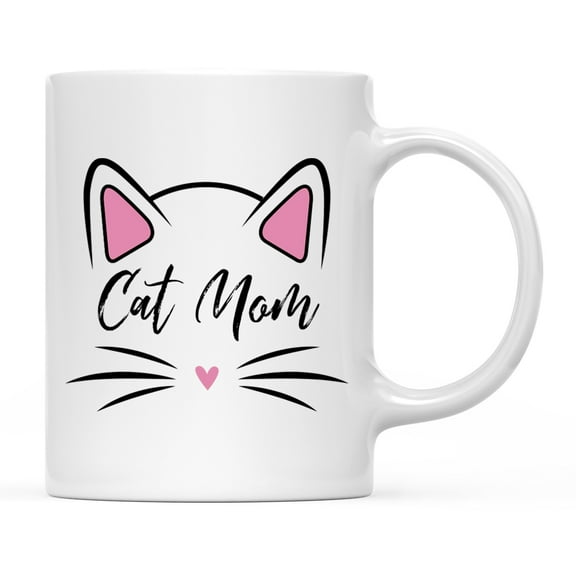 Koyal Wholesale Funny Cat Lover Ceramic Coffee Mug, Cat Mom
